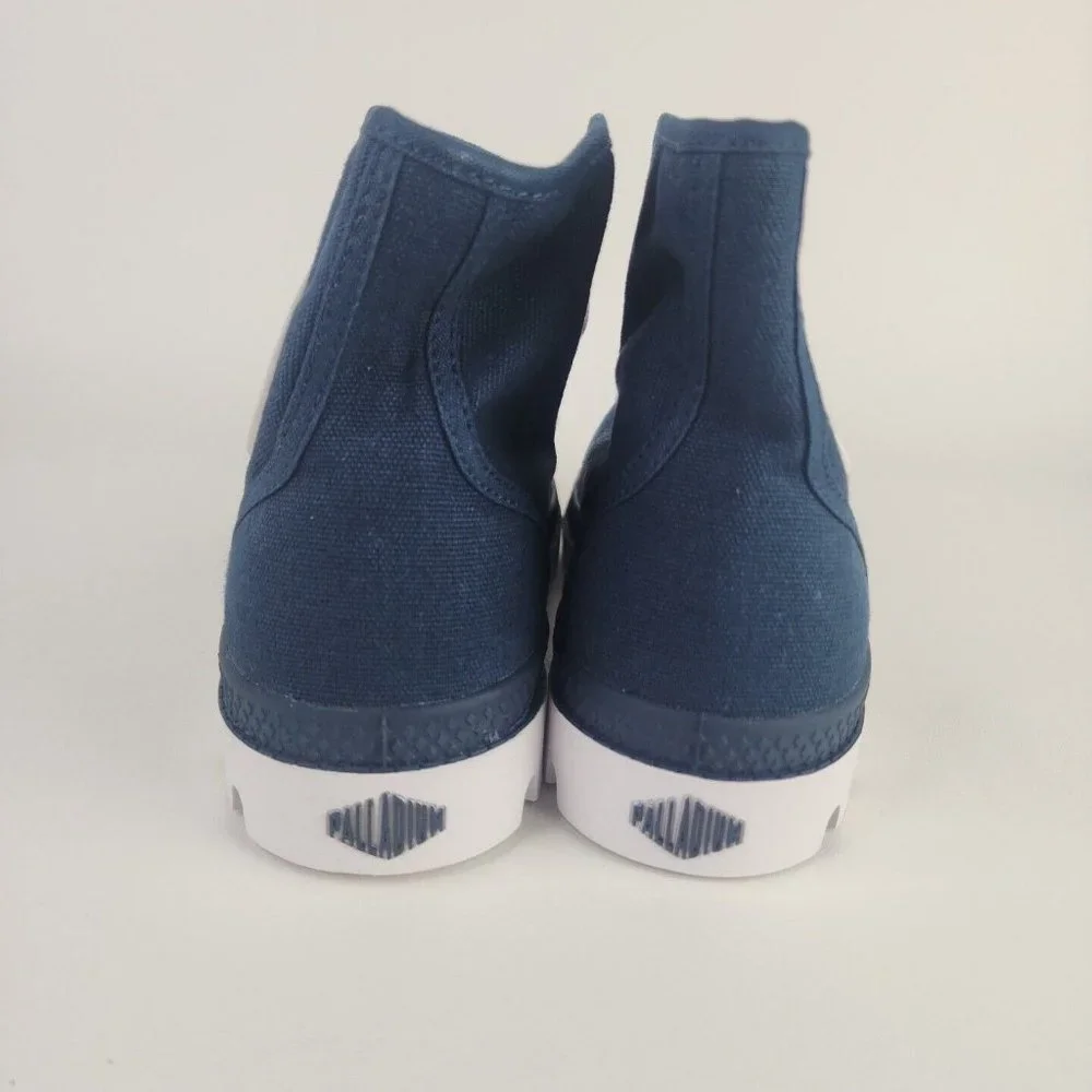 PALLADIUM Blanc Hi Hiking Outdoors Canva Boots Blue Men Boots - Picture 5 of 11